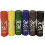 Kwik Stick Tempera Paint, 6 Assorted Classic Colors, 6/Pack, 12 Packs/Carton