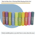 Kwik Stix Tempera Paint Set, 10 Assorted Pastel Colors, 10/Set, 12 Sets/Carton