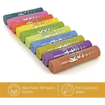 Kwik Stix Tempera Paint Set, 10 Assorted Pastel Colors, 10/Set, 12 Sets/Carton