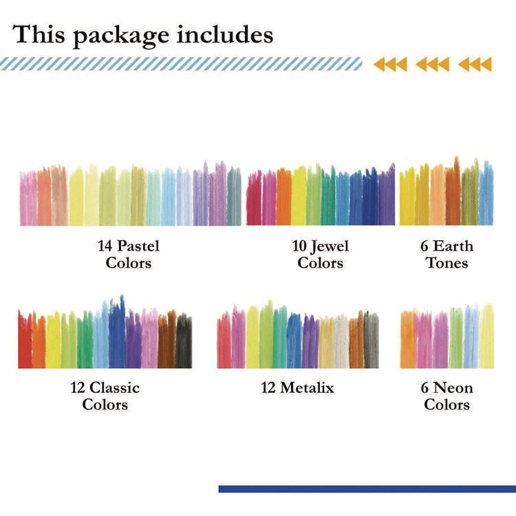 Kwik Stix Tempera Paint Set, 60 Assorted Colors, 60/Pack, 3 Packs/Carton