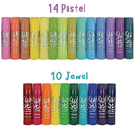 Kwik Stix Tempera Paint Set, 60 Assorted Colors, 60/Pack, 3 Packs/Carton