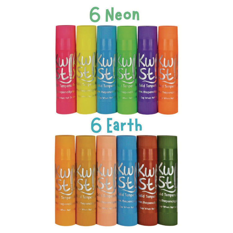 Kwik Stix Tempera Paint Set, 60 Assorted Colors, 60/Pack, 3 Packs/Carton