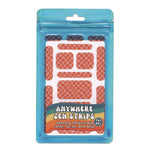 Anywhere Zen Strips, Bumpy Checkered, Pink/Red, 13/Set, 24 Sets/Carton