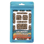Anywhere Zen Strips, Sandy Cheetah Print, Assorted Colors, 13/Set, 24 Sets/Carton
