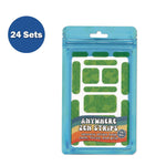 Anywhere Zen Strips, Sandy Palm Leaves, Assorted Colors, 13/Set, 24 Sets/Carton