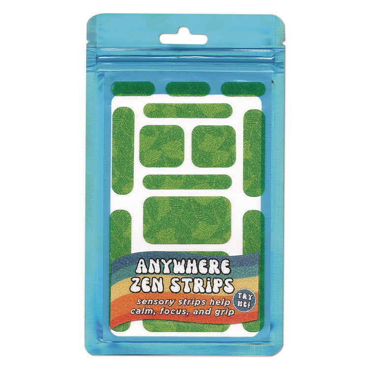 Anywhere Zen Strips, Sandy Palm Leaves, Assorted Colors, 13/Set, 24 Sets/Carton