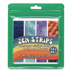 Zen Strips, Sandy Gradient Classpack, Assorted Colors, 24/Set, 6 Sets/Carton
