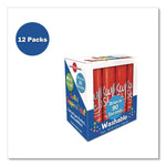 Kwik Stix Single Color Pack, 0.7" x 3.5", Red, 12/Pack, 12 Packs/Carton