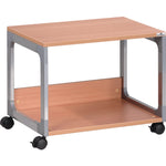 System 48 Multi-Function Trolley, Metal, 2 Shelves, 23.6 x 18.7 x 17, Beech