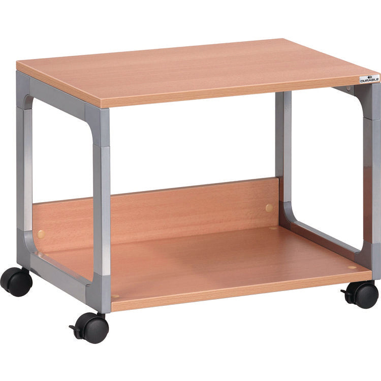 System 48 Multi-Function Trolley, Metal, 2 Shelves, 23.6 x 18.7 x 17, Beech