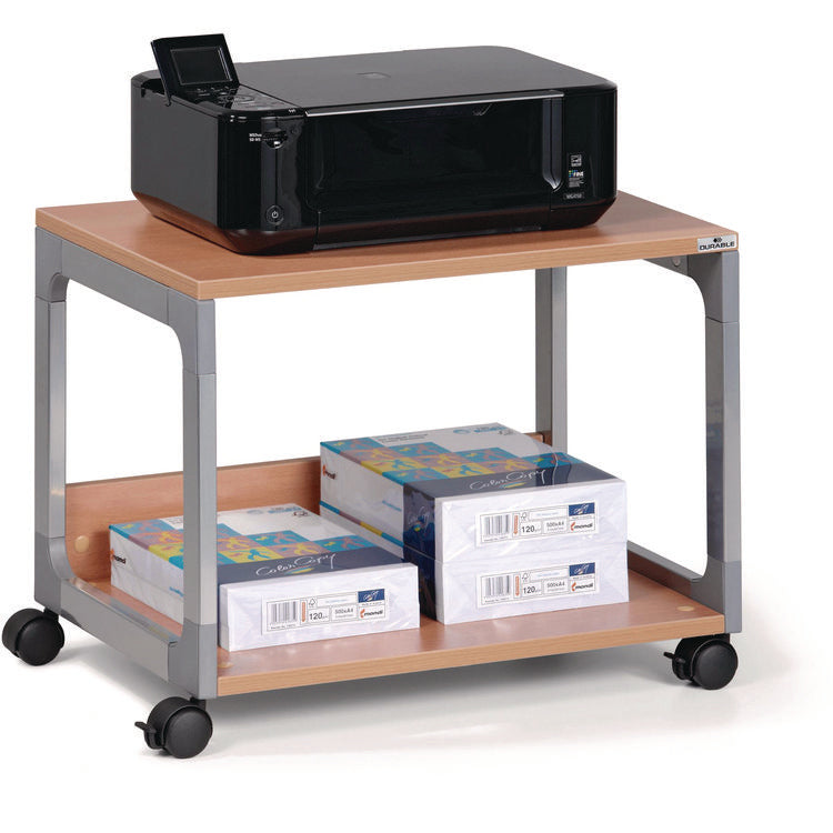 System 48 Multi-Function Trolley, Metal, 2 Shelves, 23.6 x 18.7 x 17, Beech