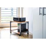 System 48 Multi-Function Trolley, Metal, 2 Shelves, 23.6 x 18.7 x 17, Beech
