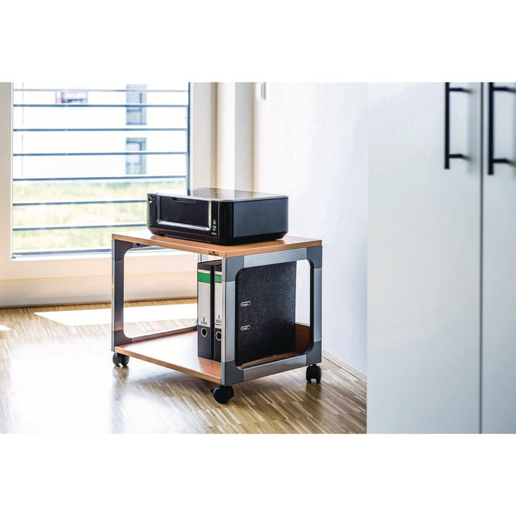 System 48 Multi-Function Trolley, Metal, 2 Shelves, 23.6 x 18.7 x 17, Beech