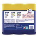 Disinfecting Wipes, 1-Ply, 7 x 7.25, Lemon and Lime Blossom, White, 35 Wipes/Canister, 3 Canisters/Pack, 4 Packs/Carton