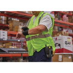 GloWear 8205HL-ECO Class 2 Recycled Hi-Vis Vest, Mesh, Polyester, 2X-Large/3X-Large, Lime