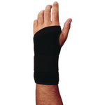 ProFlex 4005 Wrist Brace Support with Single Strap, Small, Fits Left Hand, Black