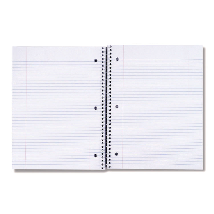 Wirebound Notebook, 3-Subject, Medium/College Rule, Black Cover, (120) 11 x 8.5 Sheets