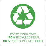 Second Nature Recycled Ruled Pads, Wide/legal Rule, 50 Canary-Yellow 8.5 X 11.75 Sheets, Dozen