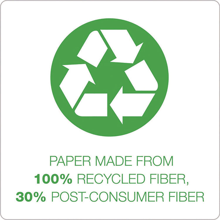 Second Nature Recycled Ruled Pads, Wide/legal Rule, 50 Canary-Yellow 8.5 X 11.75 Sheets, Dozen