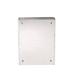 Stainless Steel Surface-Mounted Waste Receptacle, 6.4 gal, Brushed Stainless Steel