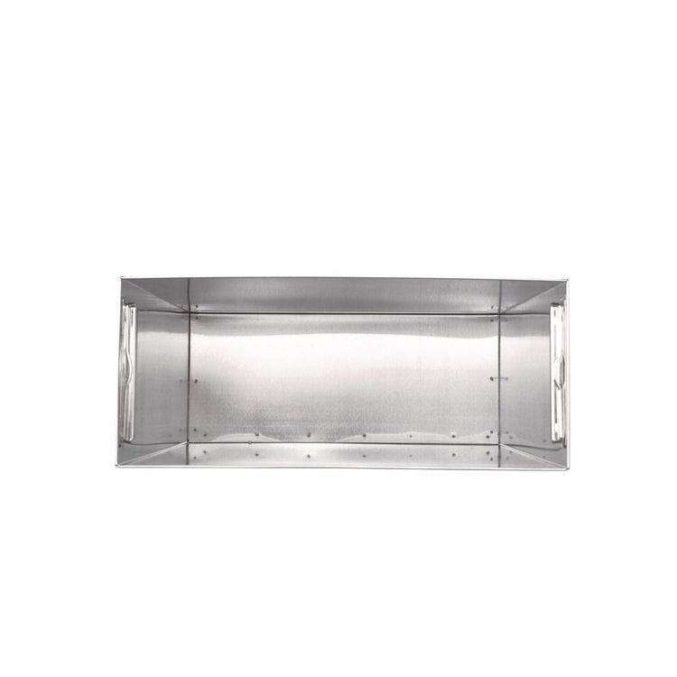 Stainless Steel Surface-Mounted Waste Receptacle, 6.4 gal, Brushed Stainless Steel