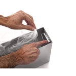 Stainless Steel Recessed 12 Gal Leak-Proof Waste Receptacle, Brushed Stainless Steel