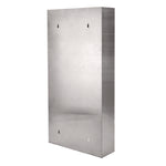 Stainless Steel Surface-Mounted Paper Towel Dispenser with Waste Receptacle, 28 x 4 x 14