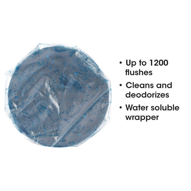 Drop-In Tank Non-Para Cleaner Block, Unscented, Blue, 24/box