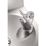 Wall-Mounted Indoor/Outdoor Water Fountain, Single-Level, Non-Filtered, Non-Refrigerated, Silver