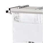 Drop Lift Blueprint Storage Wall Rack, Assorted Document Sizes Accommodated, 7.9" x 1.2" x 7.1", White