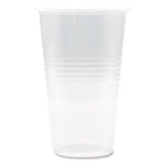 Translucent Plastic Cold Cups, 20 oz, Clear, 50/Pack