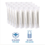 Clear Plastic Cold Cups, Squat, 9 oz, 1,000/Carton