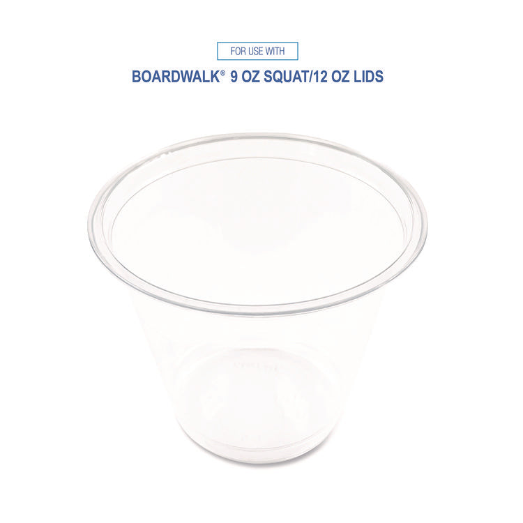 Clear Plastic PET Cups, 9 oz, 50/Pack