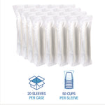 Clear Plastic Cold Cups, Squat, 12 oz, 1,000/Carton