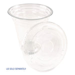 Clear Plastic Cold Cups, Squat, 12 oz, 1,000/Carton