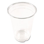Clear Plastic PET Cups, 14 oz, 50/Bag, 20 Bags/Carton