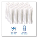Clear Plastic PET Cups, 14 oz, 50/Bag, 20 Bags/Carton