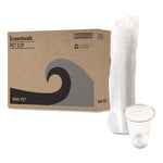 Clear Plastic PET Cups, 14 oz, 50/Bag, 20 Bags/Carton