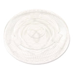 Crystal-Clear Cold Cup Straw-Slot Lids, Fits 9 oz to 10 oz Cold Cups, Plastic, Clear, 1,000/Carton