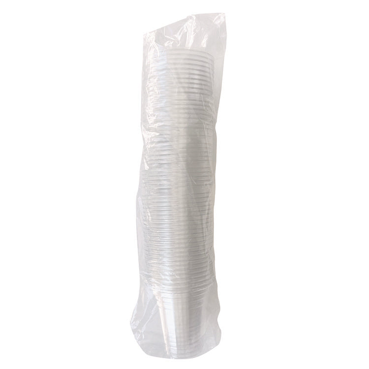 Clear Plastic PET Cups, 14 oz, 50/Pack