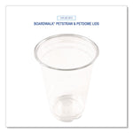 Clear Plastic PET Cups, 14 oz, 50/Bag, 20 Bags/Carton
