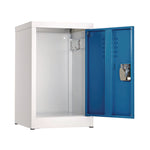 Steel Storage Locker, 1 Compartment, 15 x 15 x 24, Blue