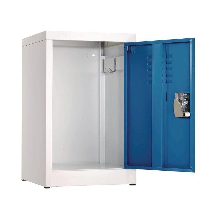 Steel Storage Locker, 1 Compartment, 15 x 15 x 24, Blue