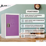 Steel Storage Locker, 1 Compartment, 15 x 15 x 24, Purple
