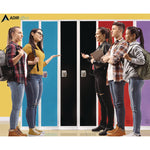 Steel Storage Locker, 1 Compartment, 12 x 12 x 72, Black