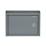Medium Size Steel Multi-Purpose Secure Drop Box, 9.8 x 3.4 x 7.5, Gray