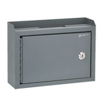 Medium Size Steel Multi-Purpose Secure Drop Box, 9.8 x 3.4 x 7.5, Gray