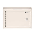 Medium Size Steel Multi-Purpose Secure Drop Box, 9.8 x 3.4 x 7.5, White
