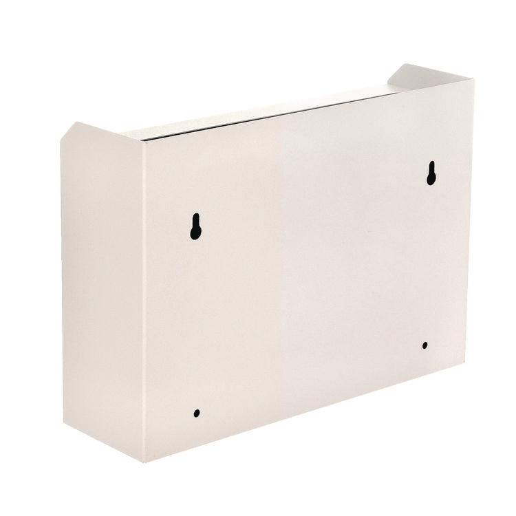 Medium Size Steel Multi-Purpose Secure Drop Box, 9.8 x 3.4 x 7.5, White