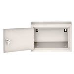 Medium Size Steel Multi-Purpose Secure Drop Box, 9.8 x 3.4 x 7.5, White
